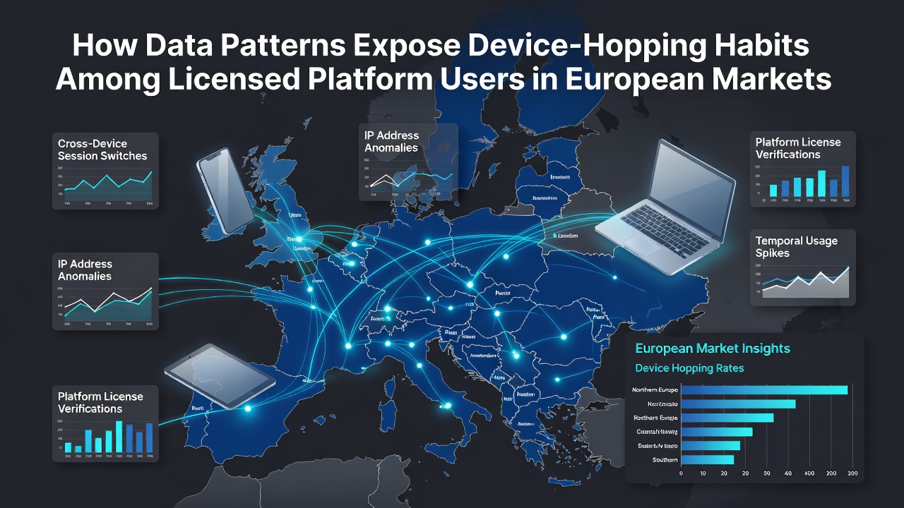 Visualisierung von Gerätewechselmustern und Nutzeraktivitäten über mehrere Plattformen