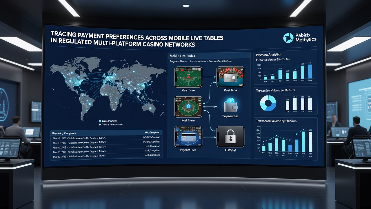 Analyse von Zahlungsdaten an Live-Tischen auf mobilen Plattformen