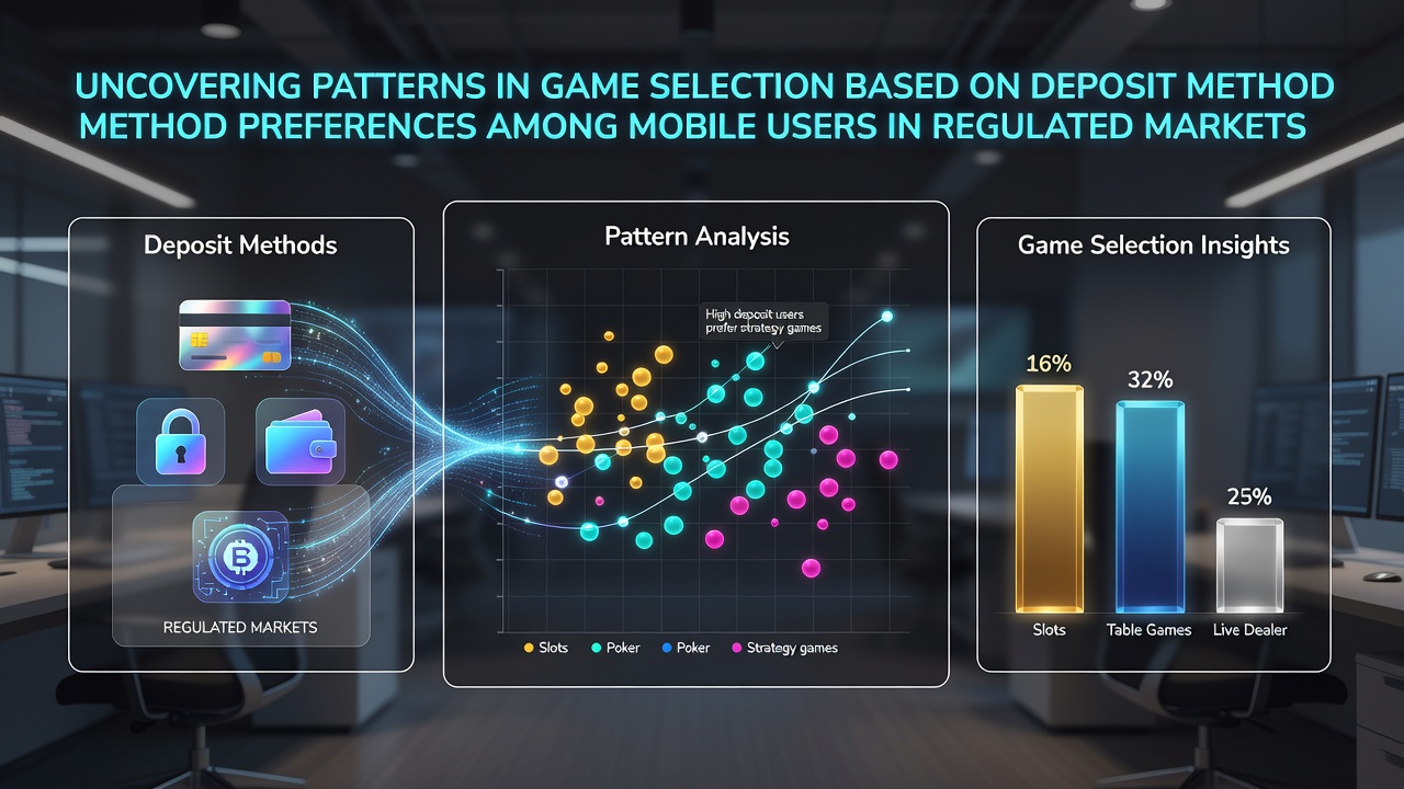 Analyse der Einzahlungsmethoden und Spielauswahl bei mobilen Nutzern in regulierten Märkten